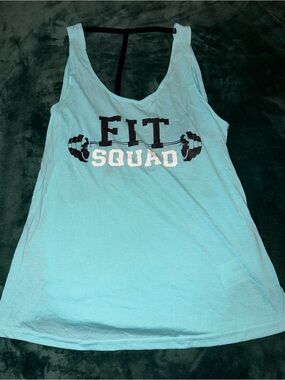 Energie Aqua Blue 'Fit Squad' Tank Top